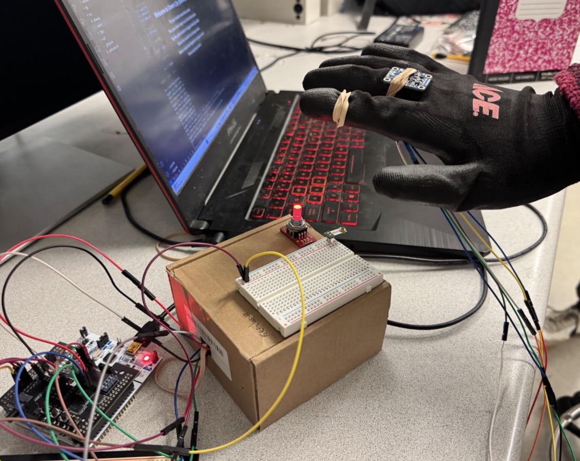 Drawing glove embedded systems prototype